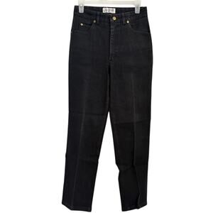 NWOT ST. JOHN Signature Jeans Vintage Black Straight Leg Jean Size 6